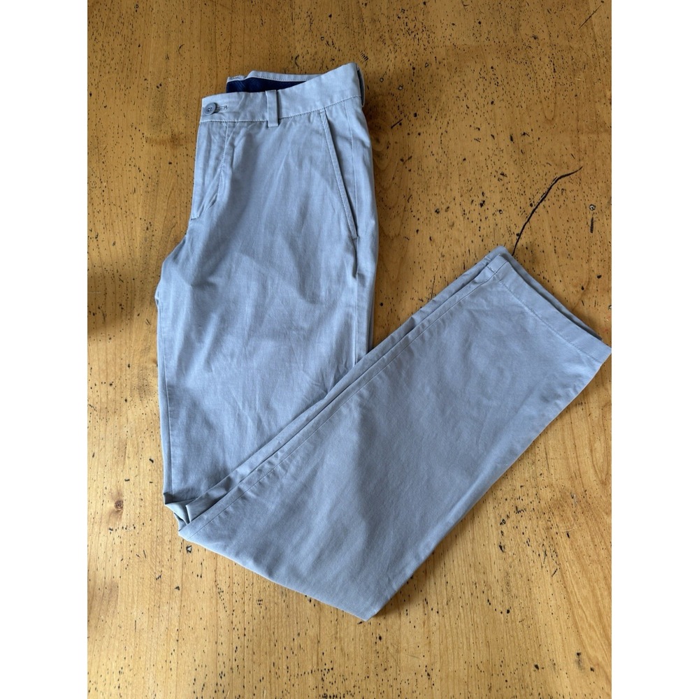Vineyard Vines On The Go‎ Pants Mens 28x31 Gray Chino Golf Athleisure OTG